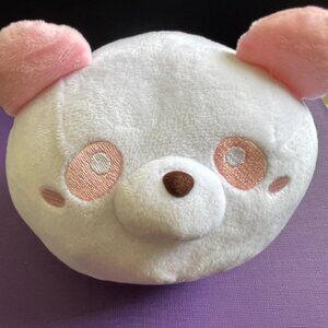 KoroPanda 🐼 pink & white plushie with toe beans 🐾